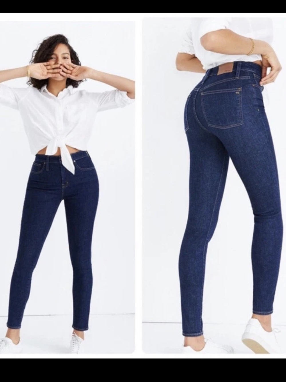 Madewell Curvy High Rise 11” Skinny Jeans